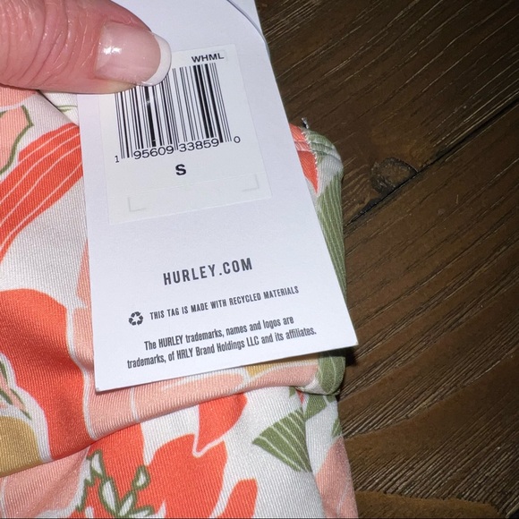 NWT! Hurley floral high waisted bikini - Picture 5 of 7